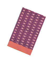 Lilac Handwoven Orissa Cotton Saree With Tie & Dye Motifs-OR0913