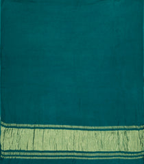 Teal Woven Pure Modal Silk Saree With Zari Pallu-PS0757