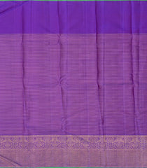 Mustard Handloom Kanchipuram Vairaoosi Korvai Silk Saree With Buttas