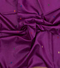 Magenta Woven Tussar Silk Saree With Meena Motifs-TU3269
