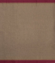 Dark Beige Woven Rasipuram Cotton Saree With Buttas-RA2647