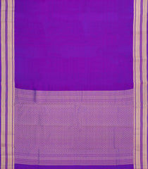 Purple Woven Pure Silk Saree With Zari Border-EC2588