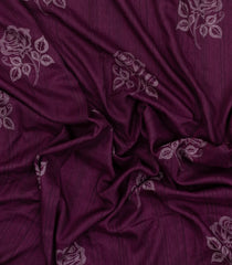Burgundy Woven Synthetics Dola Silk Saree With Zari Border-BL5263