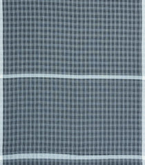 Black Handloom Bengal Cotton Saree With Checks-BG1912