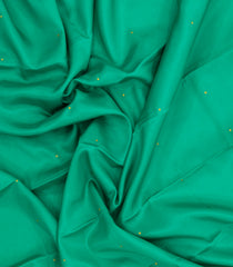 Aquamarine Woven Mysore Silk Saree With Buttas & Contrast Border-MS3609