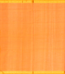 Red Handloom Silk Cotton Saree With Stripes & Contrast Pallu-SC3720