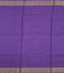 Purple Printed Synthetic Dola Silk Saree With Zari Stripes & Border-SY0390