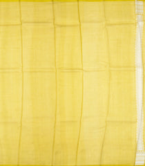 Yellow Woven Pure Banarasi Organza Silk Saree With Jaal Motifs-KS1145