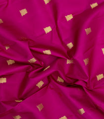 Pink Handloom Kanchipuram Silk Saree With Zari Buttas-KA15943