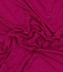 Magenta Woven Synthetic Vichitra Saree With Stone Work -BL5430