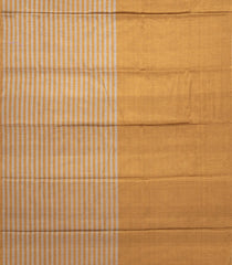 Grey & Gold Handloom Chanderi Half & Half Tissue Cotton Saree-CC1333