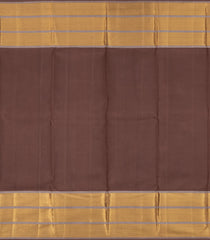 Off White Handloom Korvai Kanchipuram Silk Saree With Abstract Motifs-KA13607