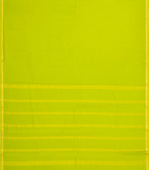 Neon Green Woven Mysore Silk Saree With Zari Border-MS3333
