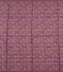Dusty Pink Printed Synthetic Dola Silk Saree With Checks & Floral Border-SY0367