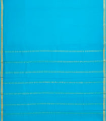 Turquoise Woven Mysore Silk Saree With Zari Border-MS3710