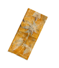 Yellow Handloom Tussar Silk Saree With Eco Printed Motifs-TU2828