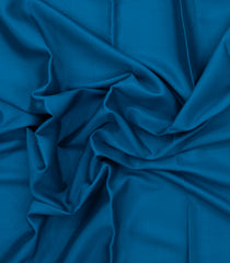 Sky Blue Woven Mysore Silk Saree With Contrast Border-MS3671