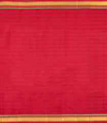 Multi Colour Handloom Korvai Kanchipuram Silk Saree With Paalum Pazham Checks-KA16055