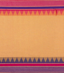 Yellow Woven Chettinad Cotton Saree With Buttas-CN1878