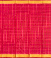 Multi Colour Handloom Kanchipuram Silk Saree With Checks & Buttas-KA15911
