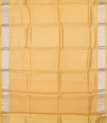 Gold Woven Banarasi Organza Silk Saree With Stripes-BE1685