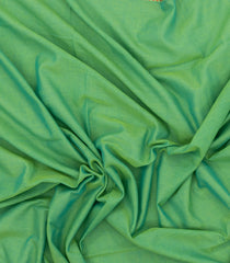Light Green Woven Bengal Cotton Saree With Contrast Border-BG1743