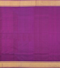 Red Handloom Kanchipuram Silk Saree With Zari Checks-KA14690