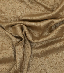 Taupe Woven Mysore Silk Saree With Yazhi Motifs-MS3524