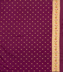 Taupe Woven Dupion Silk Saree With Buttas & Meena Borders-DS0583