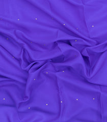 Purple Woven Mysore Silk Saree With Buttas & Contrast Border-MS3600