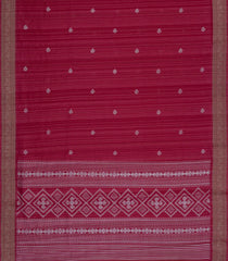 Magenta Printed Synthetics Dola Zari Lining With Jacquard Zari Border-BL5173