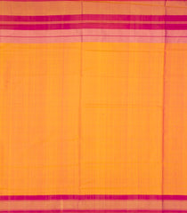 Yellow Handloom Rajkot Patola Silk Saree With Tie & Dye Pallu-IK0463