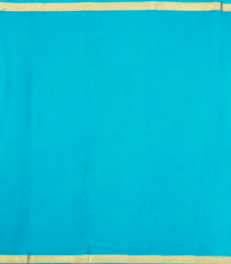 Blue Woven Mysore Silk Saree With Contrast Zari Border-MS3326