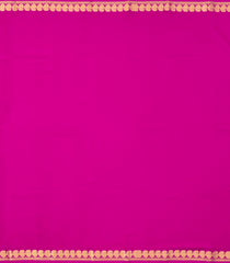 Hot Pink Woven Mysore Silk Saree With Mango Border-MS3369