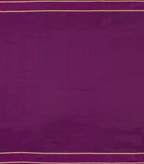 Dark Purple Woven Pure Silk Saree With Buttas & Contrast Border-KA15528