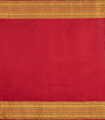 Turquoise Handloom Korvai Kanchipuram Silk Saree With Buttas & Contrast Border -KA15771