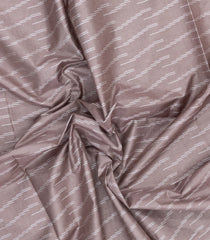 Taupe Woven Art Bhagalpur Cotton Saree With Thread & Zari Stripes-SY0270