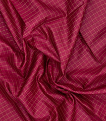 Chesnutt Pink Woven Tussar Silk Saree With Checks-TU3513