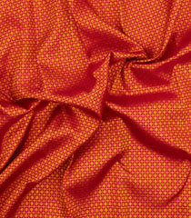 Crimson Handloom Kanchipuram Silk Saree With Kamalam Motifs-KA16188