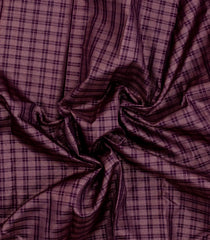 Brown Handloom Soft Silk Saree With Zari Checks-SO4648