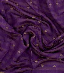 Lilac Printed Synthetics Dola Saree Zari Stripes & Buttas-BL5280
