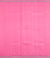 BubbleGum Pink Handloom Kanchipuram Silk Saree With Zari Border-KA16202