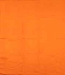 Orange Handloom Kanchipuram Silk Saree With Dotted Zari Stripes-KA16601