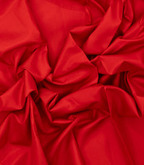 Red Handloom Plain Kanchipuram Silk Saree-KA14159