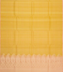 Sandal Handloom Soft Tussar Silk Saree With Contrast Pallu-TU3738