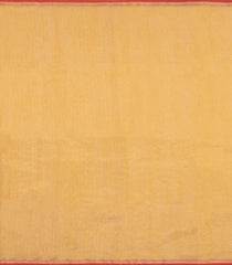 Sandal Handloom Maheswari Silk Cotton Saree With Zari Stripes-SC4897