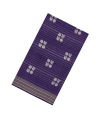 Violet Printed Synthetics Dola Silk Saree With Zari Stripes-BL5188