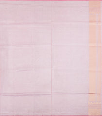 Baby Pink Handloom Banarasi Tissue SIlk Saree With Meena Floral Motifs-BE1844