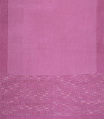 Dusty Pink Printed Tussar Silk Saree With Stripes-TU3382