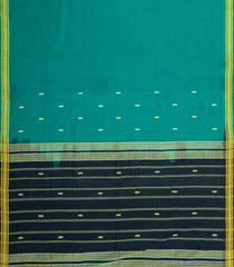 Sea Green Woven Kadappa Cotton Saree With Buttas-KN0723
